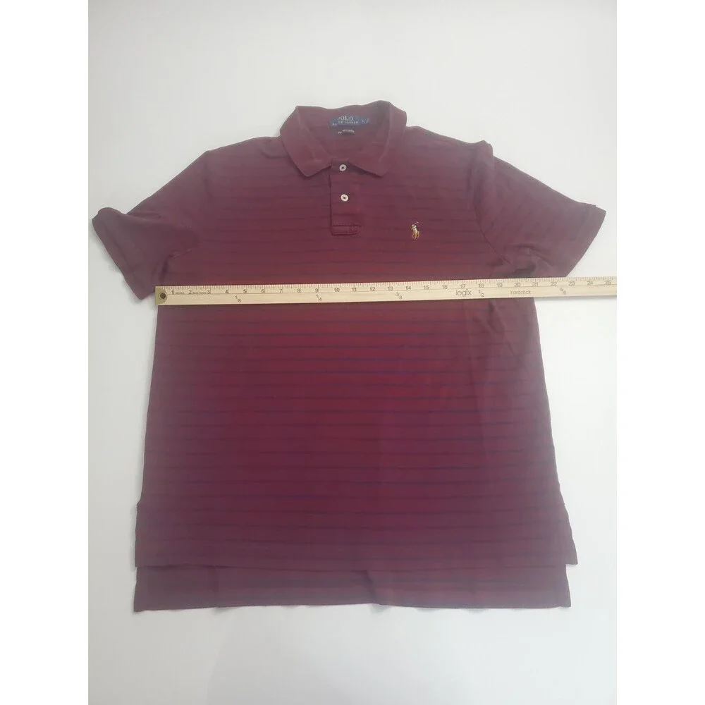 Polo By Ralph Lauren Men's Short Sleeve Polo Pima Soft Shirt, Large‎